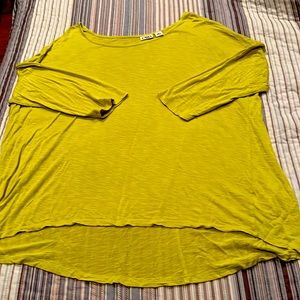 Cato XL Lime Green 3/4 Shirt